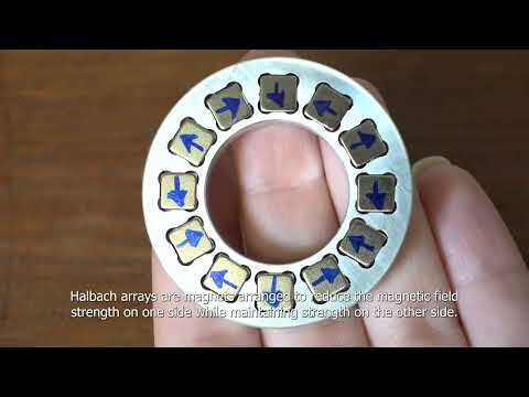 Circular Halbach using 12 rare earth magnets -  gyroscope.com