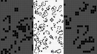 ライフゲーム実行例 #プログラミング #数学 #入門
