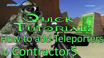 Adding teleporters to Contractor$ maps [quick tutorial]