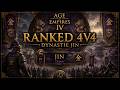 Age of empire Dynastie Jin 4v4 Ranked No Commentary 