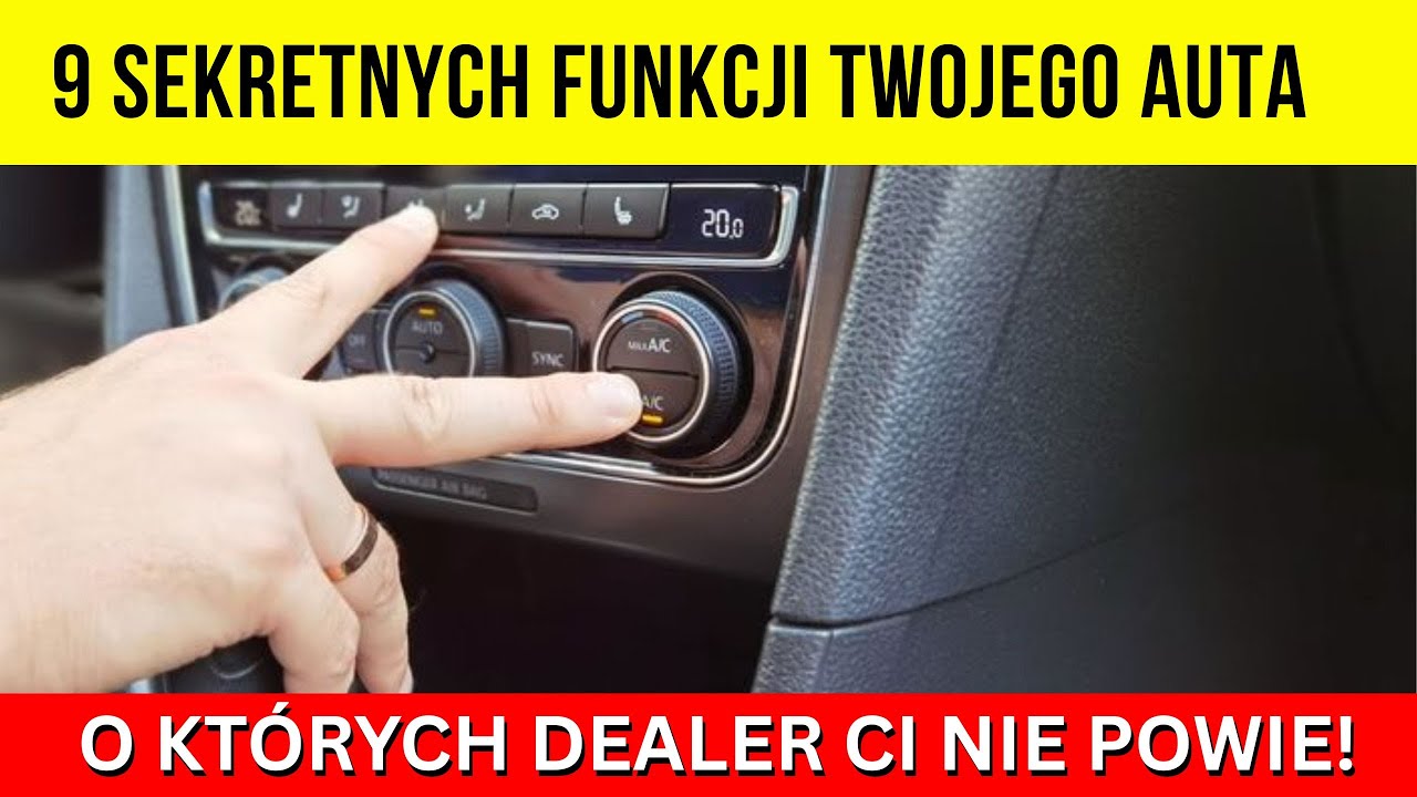 9 SEKRETNYCH Funkcji Twojego Auta, o Których Dealer CI NIE POWIE!