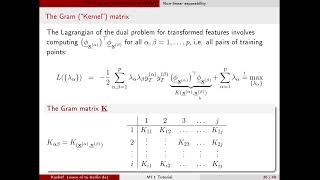 Machine Intelligence 1 tutorial 10 SVMs pt 7/8 the kernel trick