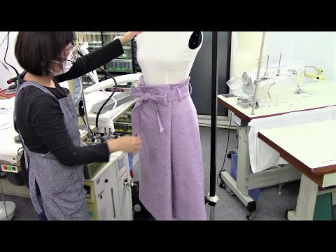 How to sew a wrapped skirt