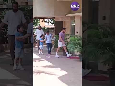 Saif Ali Khan & Taimur Ali Khan spotted together || DNP ENTERTAINMENT