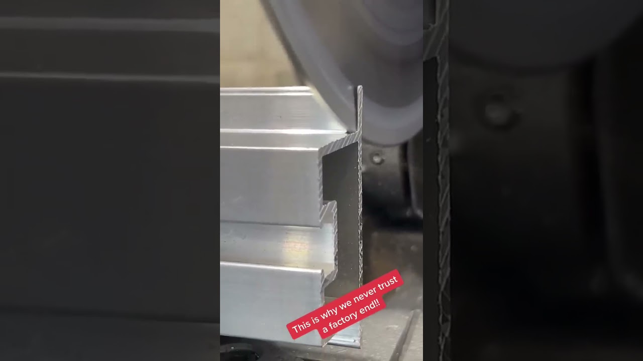 Never trust a factory cut     