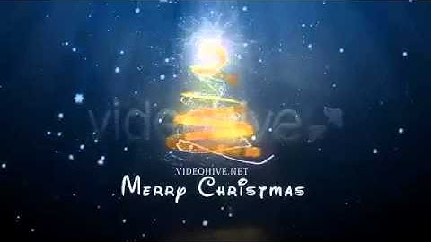 Christmas Tree Videohive After Effects Template