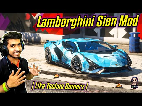 How to Install Techno Gamerz Lamborghini Sián Mod | Like Techno Gamerz | GTA 5 MODS