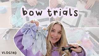 trialing ribbon bows for my massive online april launch - soldering iron, lace bows VLOG140 by Taylah Rose 6,830 views 2 weeks ago 1 hour, 8 minutes