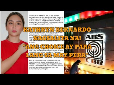 Download KATHRYN BERNARDO nagsalita tungkol sa ABS-CBN SHUTDOWN | JerwinHugo