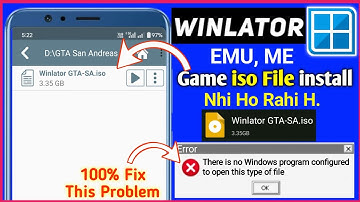 How to install Game iso File in Winlator Emulator || Game iso file not install in Winlator Emulator