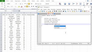 SQL Tutorial 1: Create Database & Table, Data Input with Insert, First Query