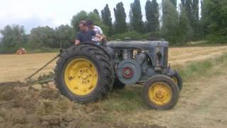 Aratura con trattori d'epoca a Cendon di Silea (TV), Landini, Fiat, Ford