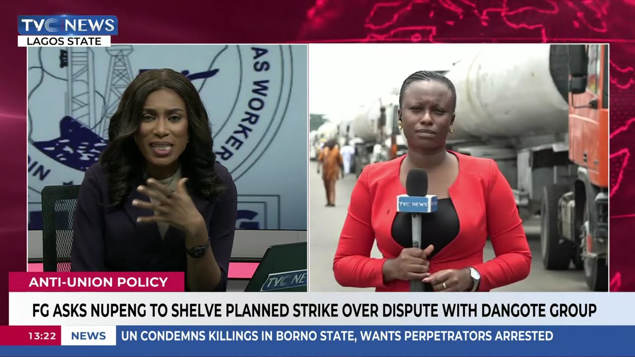 FG Asks NUPENG To Shelve Planned Strike Over Dispute With Dangote Group