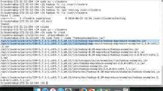 Hadoop lab - Validate HDFS and YARN+MR2