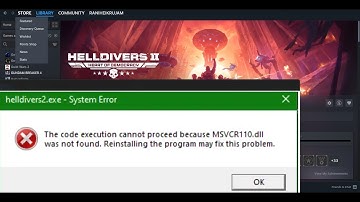 Fix HELLDIVERS 2 MSVCR110.dll Error On PC