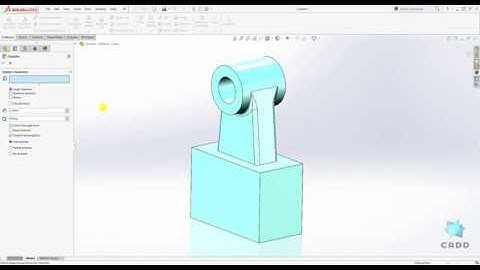 SolidWorks Tutorial for Beginners #57 - How to Create a Chamfer