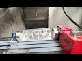 Finishing up the test piece runners on the Haas vf3