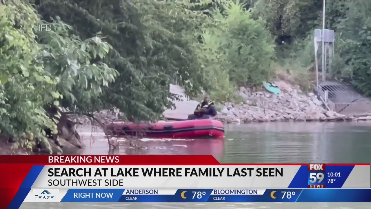 Update: Man Found Dead In Lake Where Missing Indy Dad, 3 Kids Last Seen