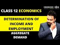 🔴 Aggregate demand and related concepts class 12 | Components of Aggregate demand | video 18