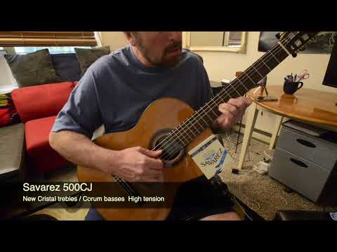 Savarez 500CJ vs. D'Addario EJ46  Classical Guitar String Comparison