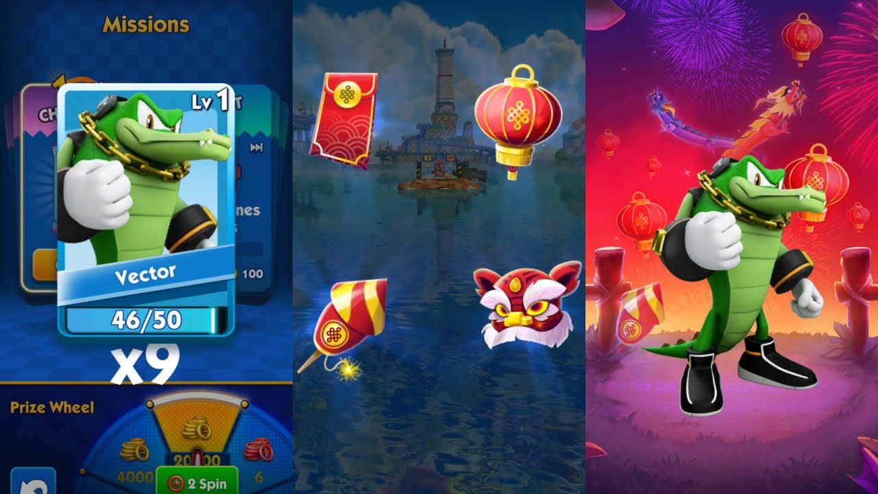 Unlock Vector in Sonic Dash 