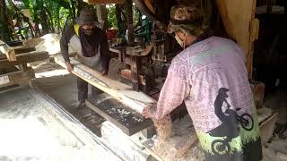 SAWMILL: Got an order to make battens from waru wood for house building materials, MANTAPPP....