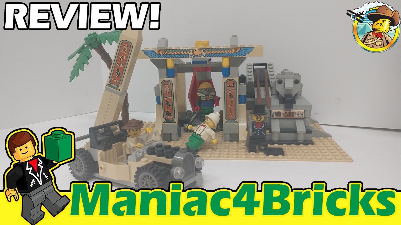 [1-Minute REVIEW] LEGO Mummy's Tomb 5958 - Johnny Thunder!