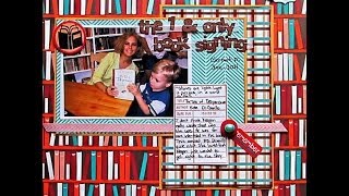 Budget Scrapbooking: Using Both Sides with a Quick Design