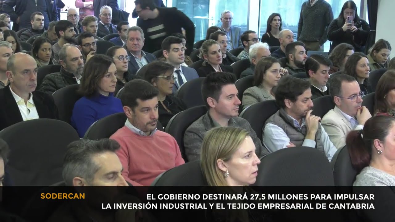 El Gobierno de Cantabria destinara 27,5 millones de euros para impulsar la inversión industrial