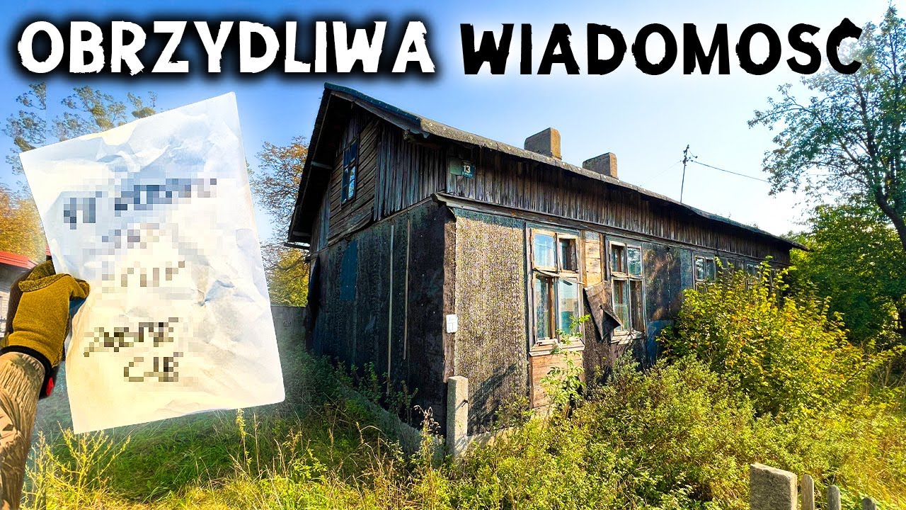 DOSTAŁEM GROŹBY NA URBEXIE! OPUSZCZONY NIEBEZPIECZNY DOM PEŁEN SPRZĘTU - Urbex