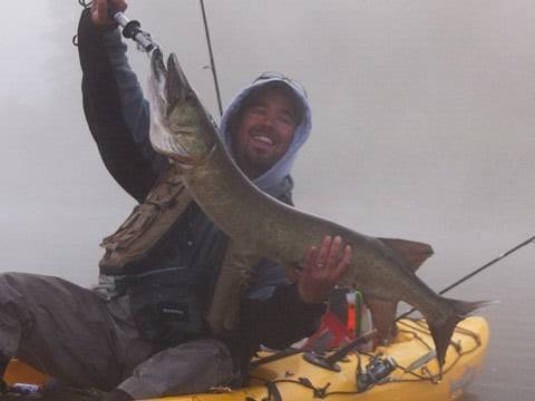 Trophy Musky From a Kayak