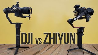 DJI RS2 vs ZHIYUN CRANE 2S | Обзор и сравнение лучших стабилизаторов