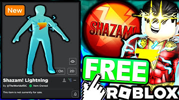 FREE LAYERED CLOTHING! HOW TO GET Shazam! Lightning Aura (ROBLOX SHAZAM EVENT)