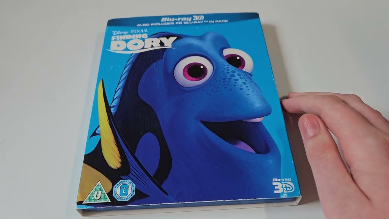 Finding Dory (UK) Blu-Ray 3D Unboxing