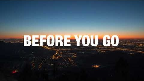 Lewis Capaldi - Before you go (cover by Jonah Baker) Lyrics