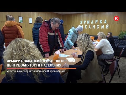 КРТВ. Ярмарка вакансий в Красногорском центре занятости населения