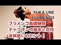 フラメンコ基礎練習!チャフランと身体の使い方のヒント / 宇根由佳フラメンコ Yuka Une Flamemco / CHAFLAN