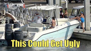 Things Get A Little Out of Hand | Miami Boat Ramps | Bay Front | Wavy Boats | Broncos Guru