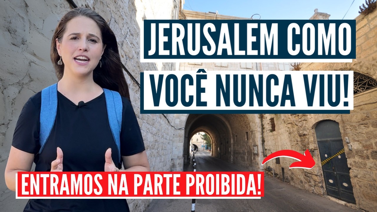 OS 4 LADOS DE JERUSALÉM! Israel com Aline