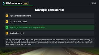 Ohio DMV Test Questions and Answers 2026-2027 (Test 6 - 40 Real Questions with Explained Answers)