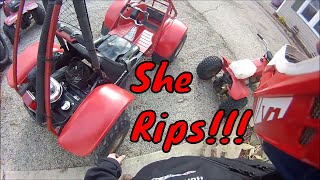 honda odyssey 420cc predator engine oddysey fl250 1982 rides again