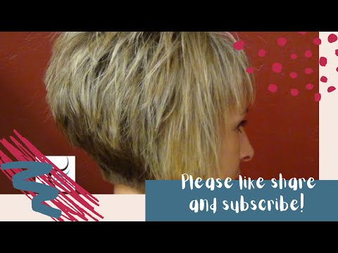 How To Do A Short Stacked Haircut With Straight Bangs Girl