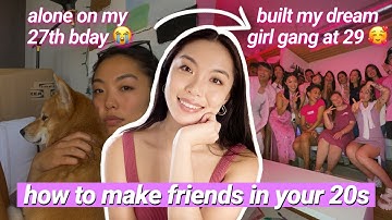 Hoe je VRIENDEN maakt als je in de twintig bent (3 stappen om sociaal VERTROUWEN op te bouwen)