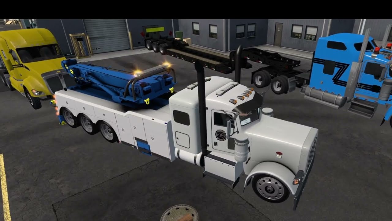 ZIM Tow truck in action...