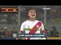 A Ras de Cancha Perú vs Argentina 2-2 en Futbol en America 09/10/2016