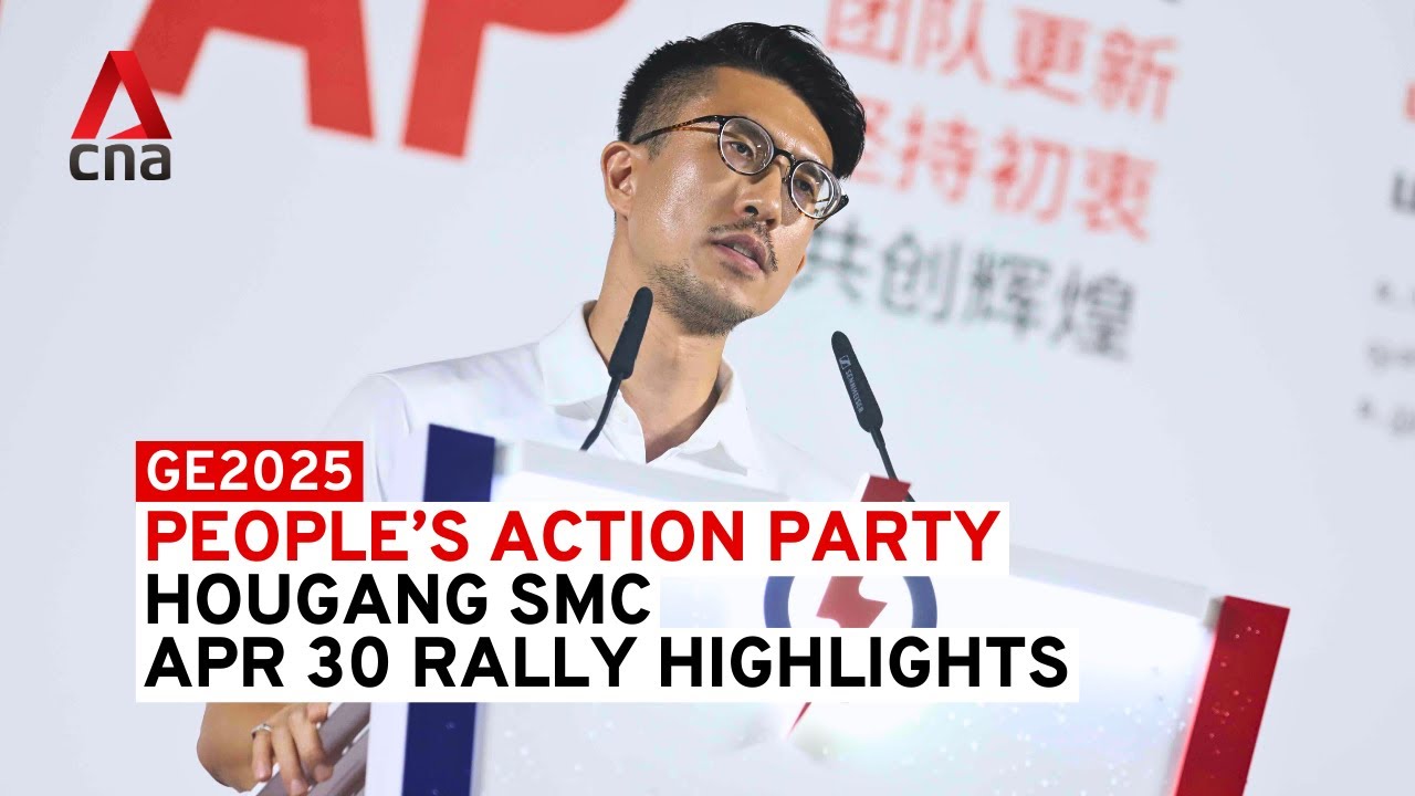 GE2025: People's Action Party rally for Hougang SMC, Apr 30 | Highlights