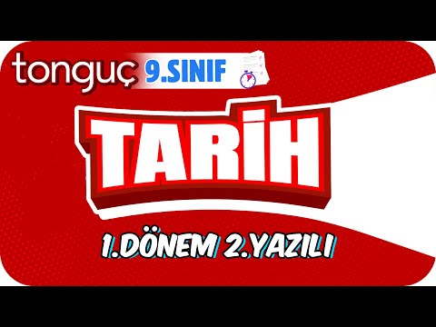 9.Sınıf Tarih 1.Dönem 2.Yazılıya Hazırlık 📑 #2024