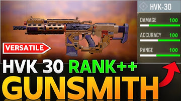 BESTE HVK 30 GUNSMITH IN CALL OF DUTY MOBILE | HVK 30 THE META KILLER BESTE RANK BUILD COD MOBILE|