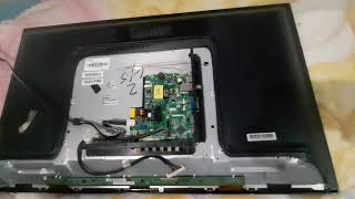 how to repair tv that can be heard but not seen (repair of leds) part 1