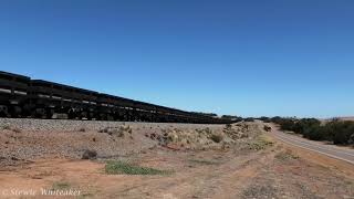 Trains in Western Australia: 7762 Empty Karara Ore at Bringo